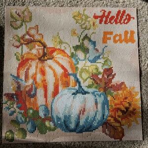 HANDMADE UNFRAMED “Hello Fall” DIAMOND ART